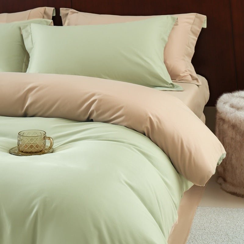 High - end Thickening Brushed Cotton Four - piece Cotton Set - Hearth & Lume