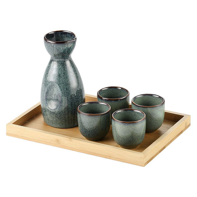 Japanese Sake Pot Set Kiln Variator - Hearth & Lume