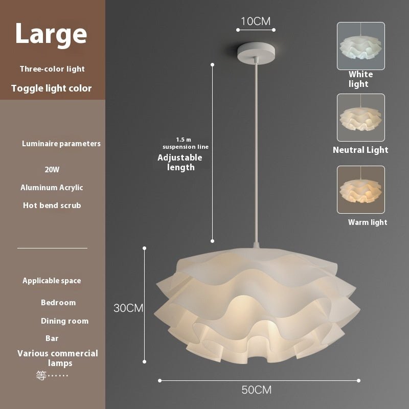 Modern Minimalist Creative Flower Bedroom Chandelier - Hearth & Lume
