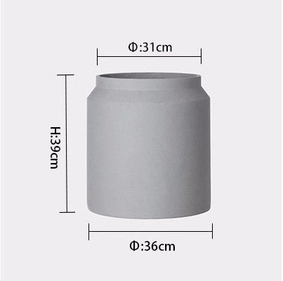 Nordic cement flower pot - Hearth & Lume