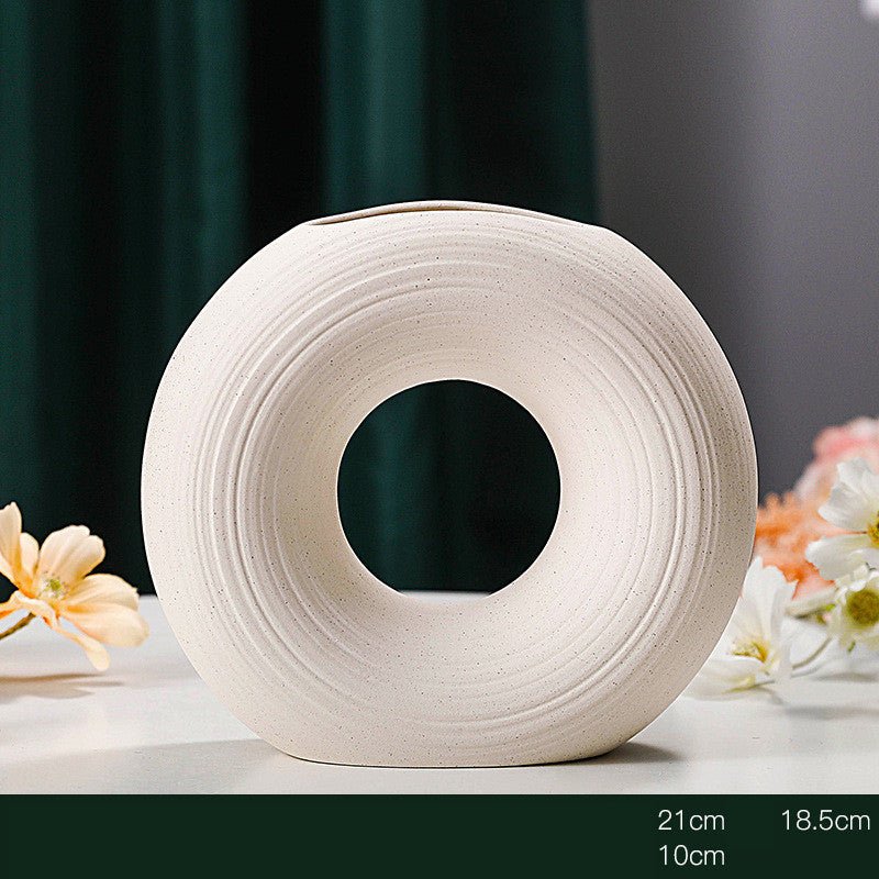 European - style Ceramic Creative Vase Frosted Ornaments - Hearth & Lume
