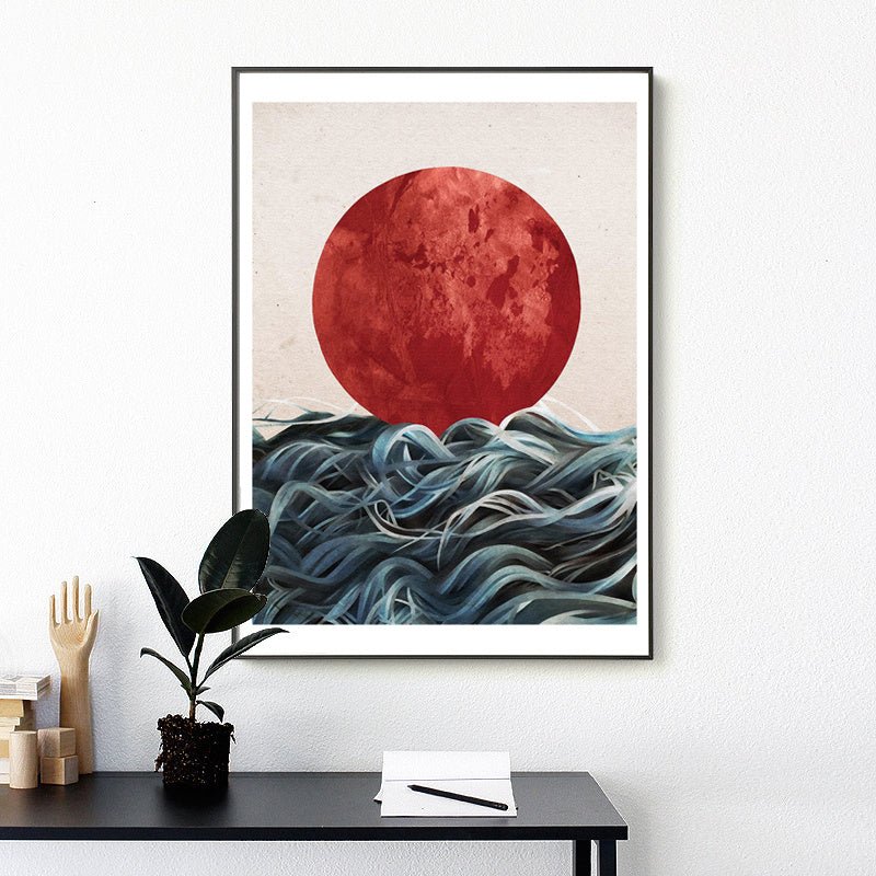 Sunrise landscape living room bedroom painting - Hearth & Lume