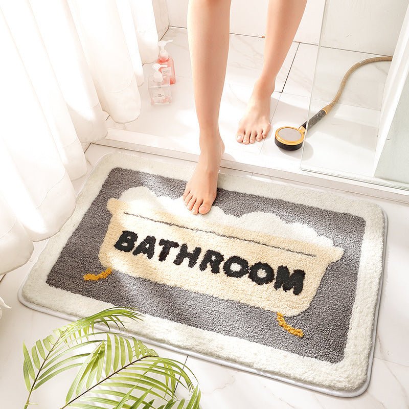 Bathroom Absorbent Floor Mats For Bathroom Non Slip Mats - Hearth & Lume