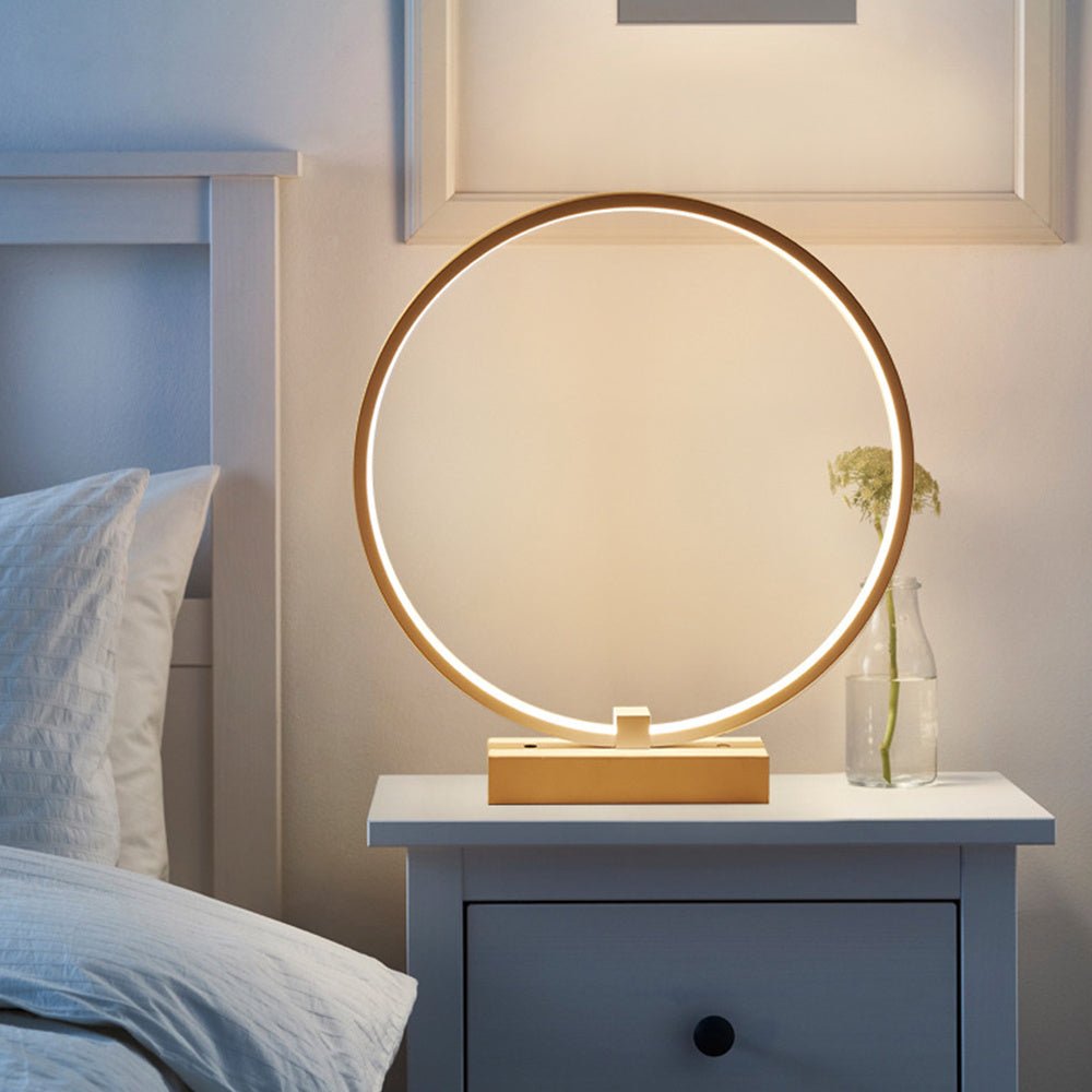 Led bedroom bedside lamp - Hearth & Lume