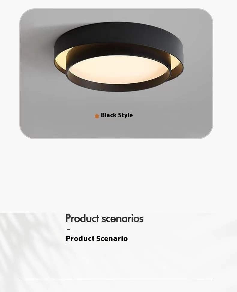 Led Ceiling Lamp Minimalist Creative Bedroom Light - Hearth & Lume