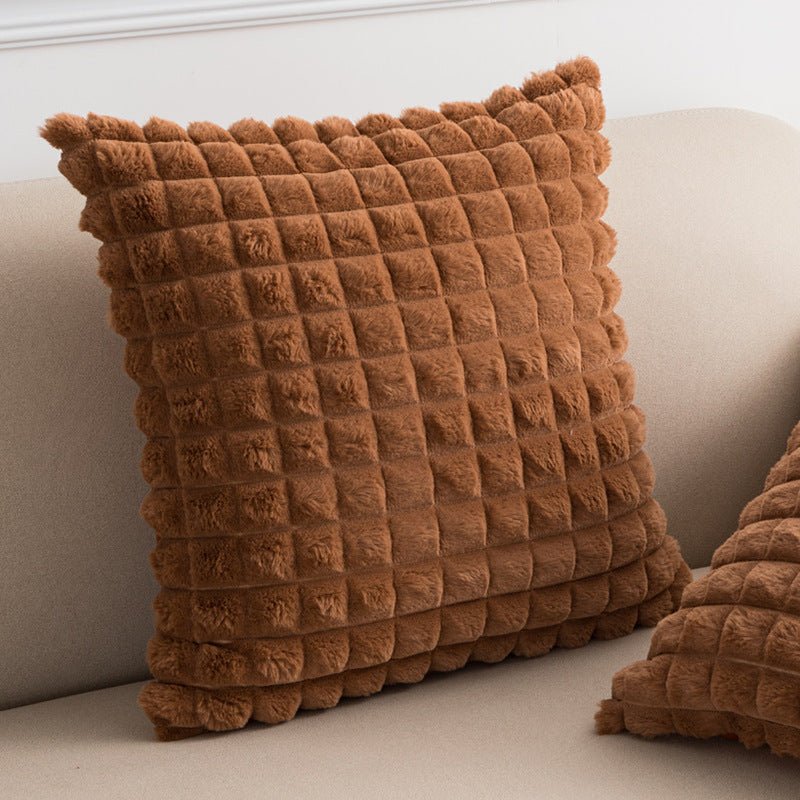Living Room Solid Color Plush Pillow - Hearth & Lume