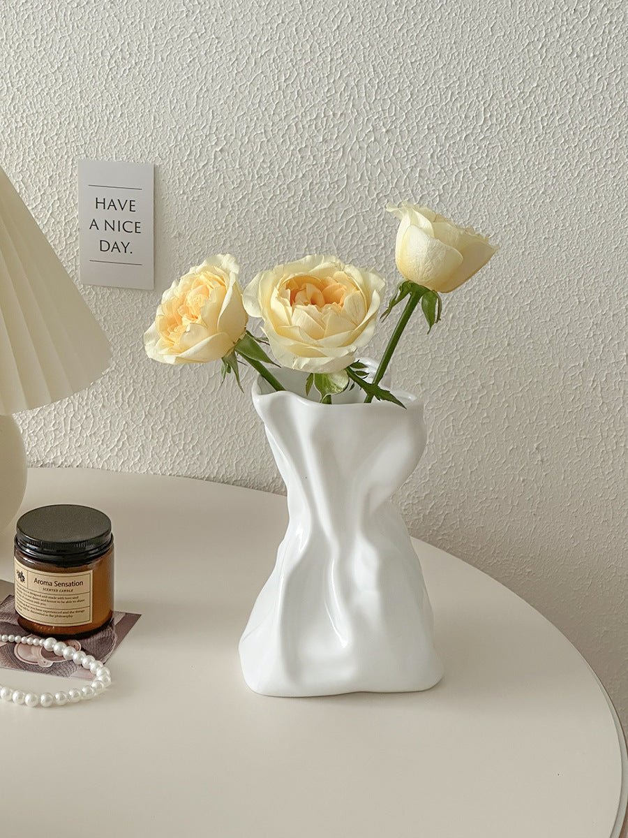 Simple Cream Style Vase Decoration Home Decoration - Hearth & Lume
