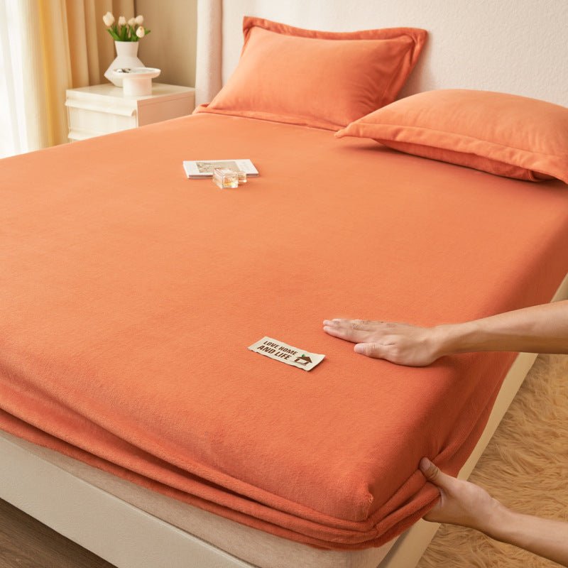 Fitted Sheet Fleece - lined Bedspread - Hearth & Lume