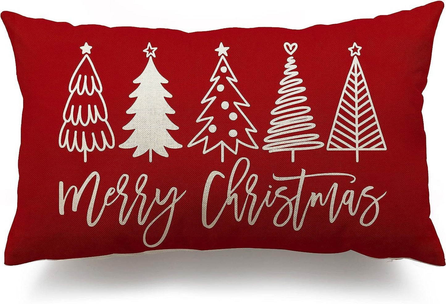 Christmas Simple Linen Pillow Cover Home Sofa Decoration - Hearth & Lume