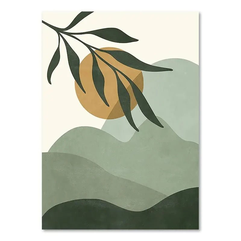 Green Plant Decorative Painting - Hearth & Lume