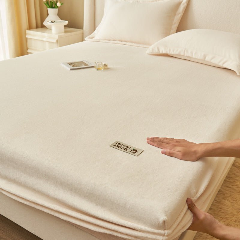 Fitted Sheet Fleece - lined Bedspread - Hearth & Lume