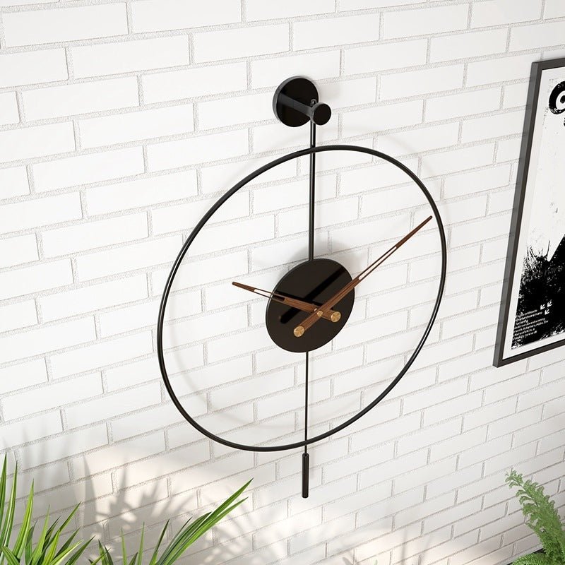 Simple Wall Clock In Living Room - Hearth & Lume