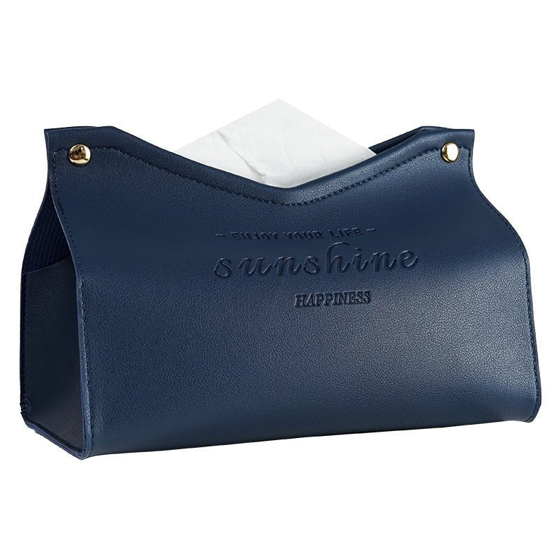 Leather Tissue Box, Hotel Pumping Box, Home Living Room, Creative Gift Box - Hearth & Lume