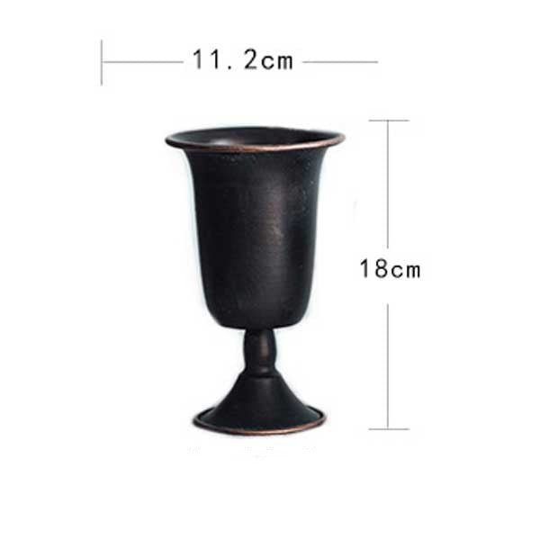 Creative retro distressed iron cup - Hearth & Lume