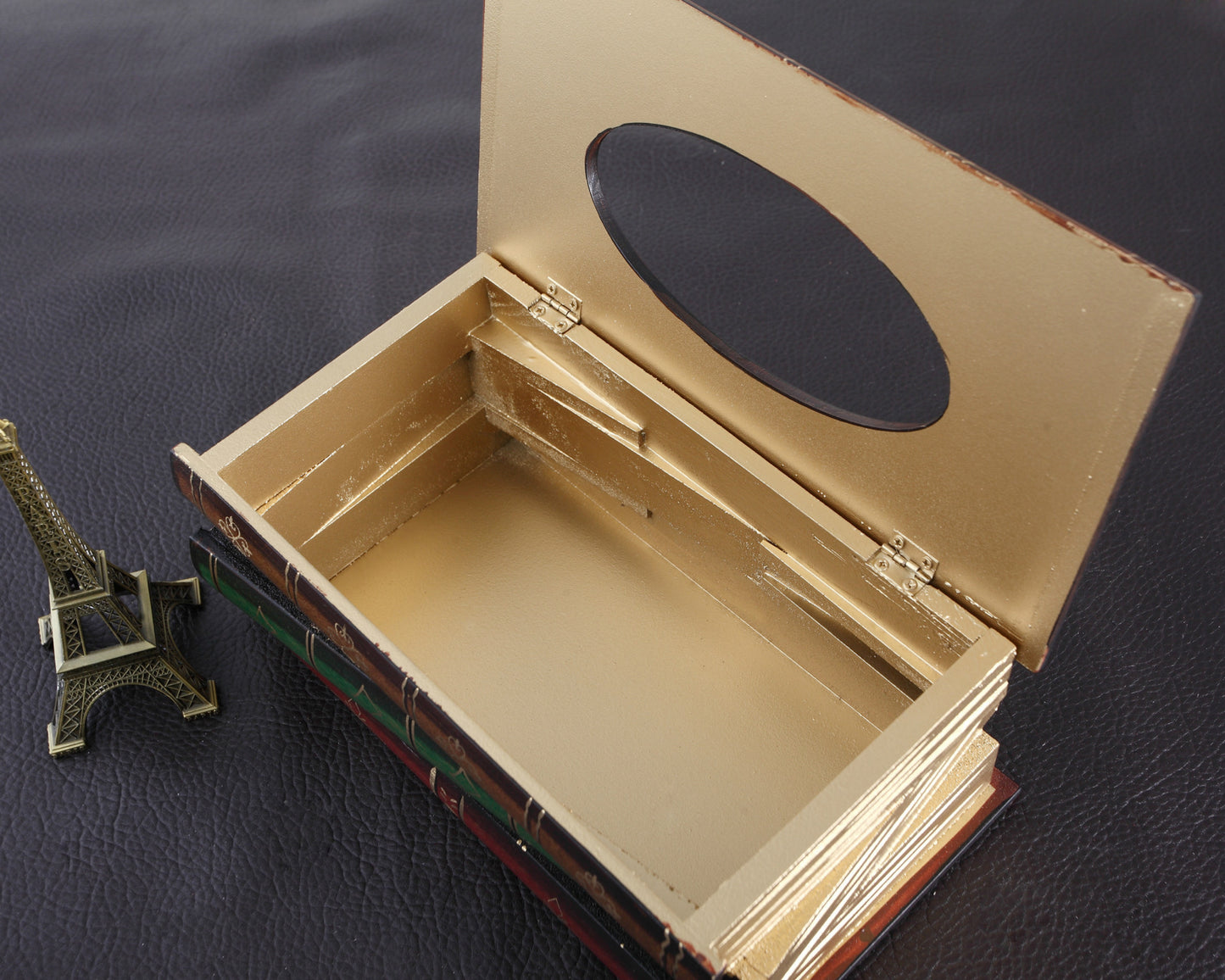 Wooden Book Box Tissue Crafts Home Decor - Hearth & Lume