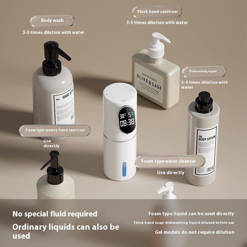 Automatic Hand Washing Machine Induction Intelligent Wall - mounted Rechargeable Soap Dispenser - Hearth & Lume