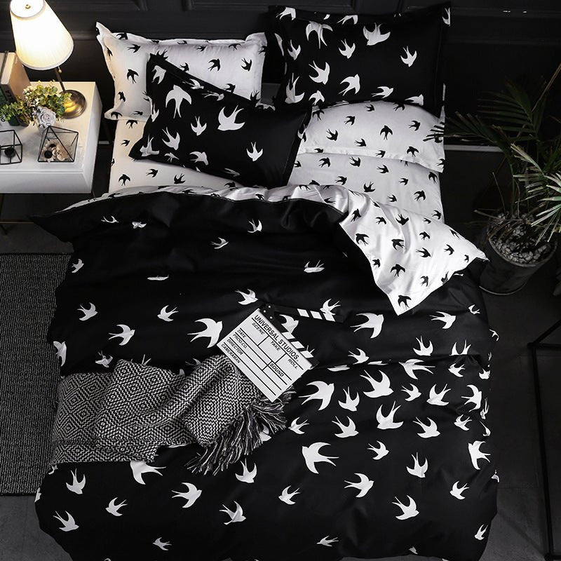 Quilt Duvet Cover 2 Pillow Cases Bedding Sets 3 Pcs - Hearth & Lume