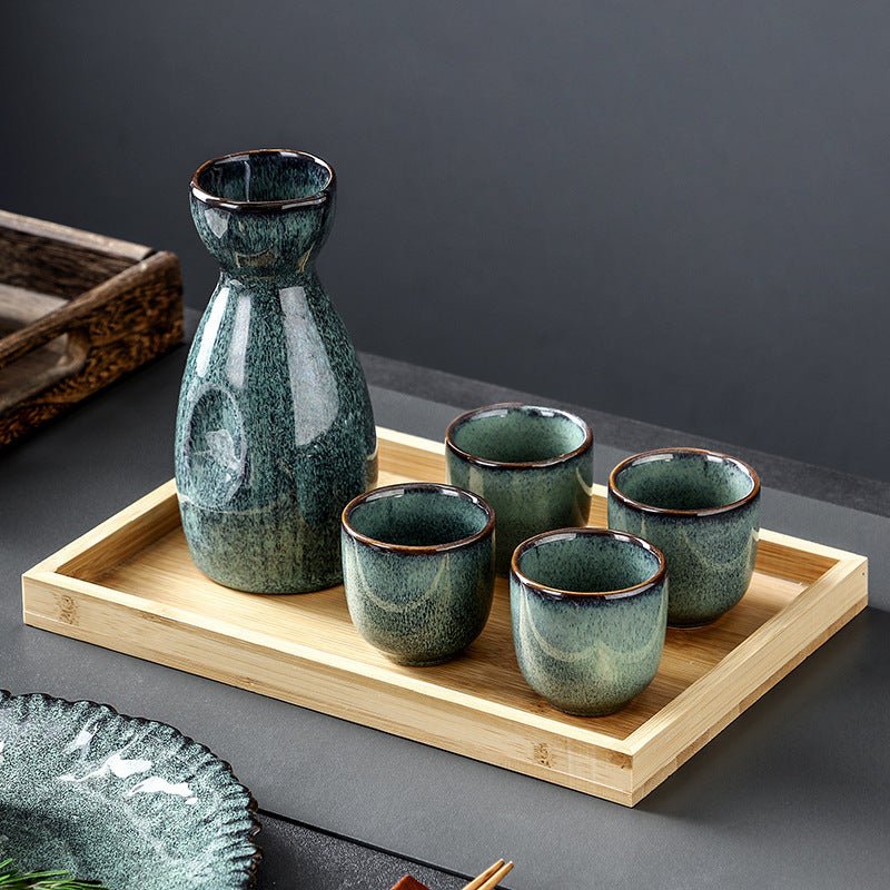 Japanese Sake Pot Set Kiln Variator - Hearth & Lume