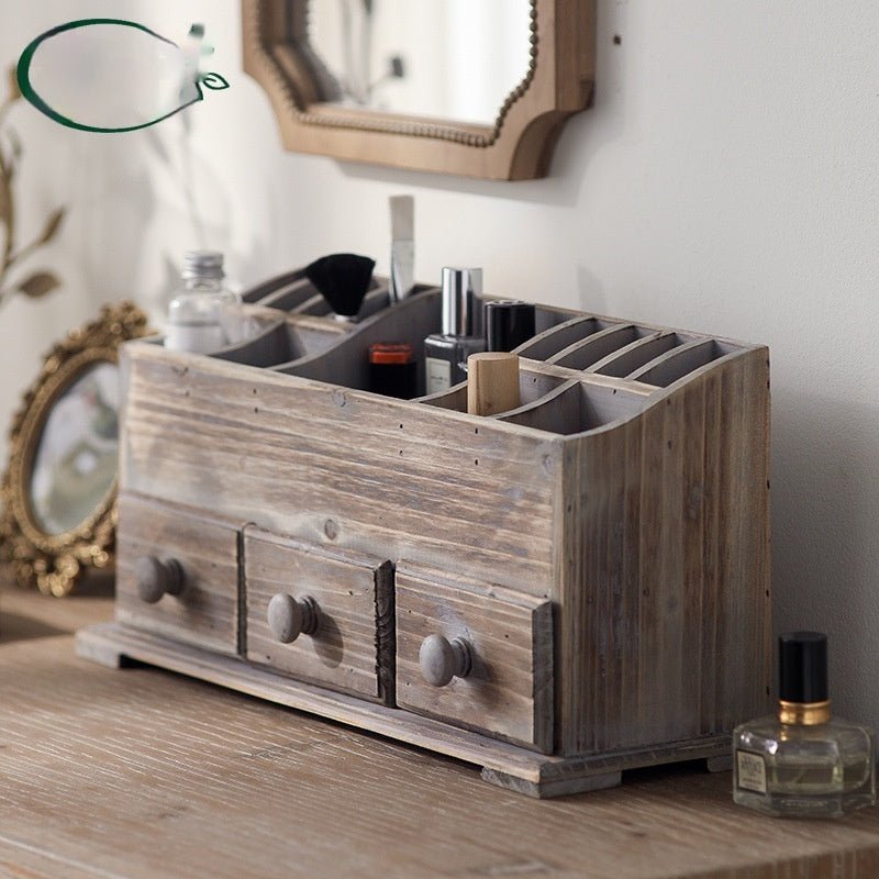 Solid Wood Desktop Cosmetic Case - Hearth & Lume