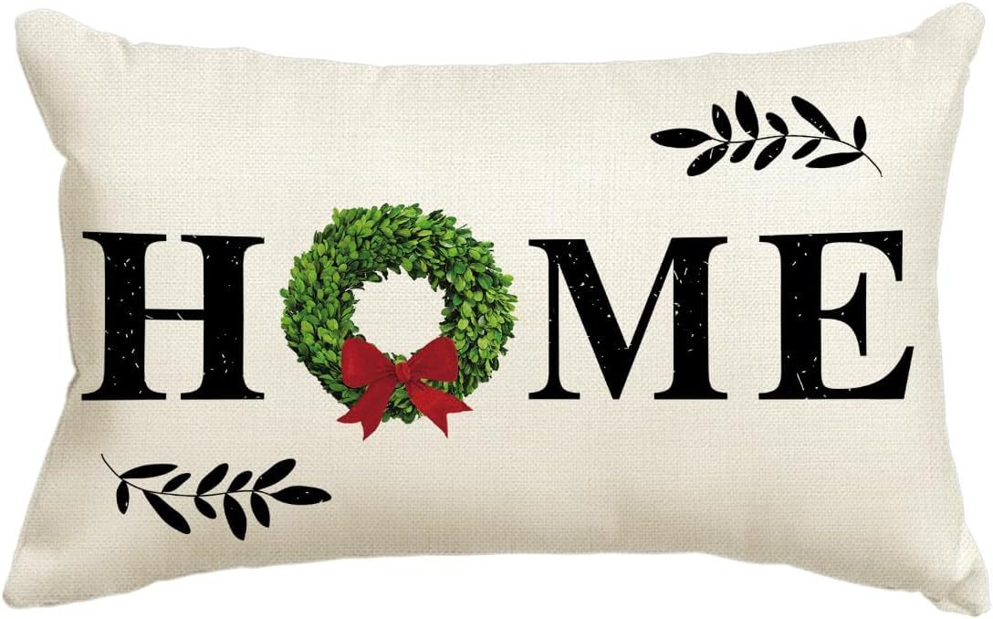 Christmas Simple Linen Pillow Cover Home Sofa Decoration - Hearth & Lume