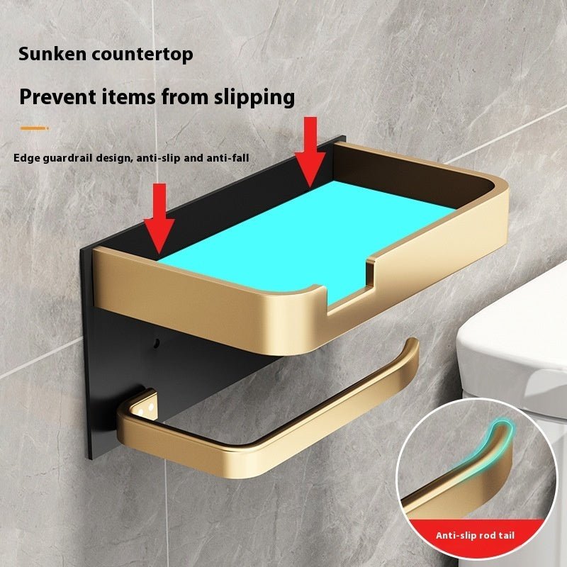 Household Punch - free Toilet Tissue Box Paper Extraction Storage Rack - Hearth & Lume