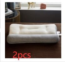 Anti - traction Soybean Fiber Pillow Neck Protection Pillow Simple Health Comfort - Hearth & Lume