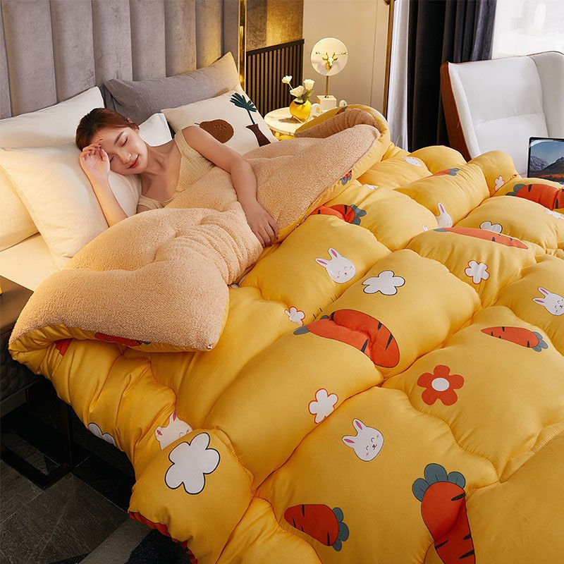 Lamb Cashmere Winter Quilt Thickened - Hearth & Lume
