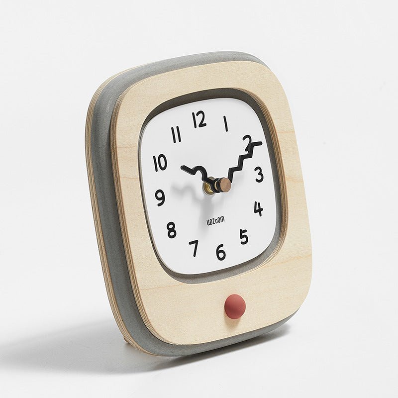 Mandelda Modern Minimalist Creative Clock Home Office Desk Decoration - Hearth & Lume