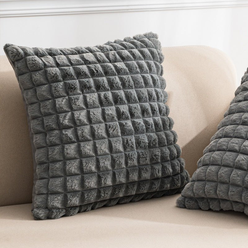 Living Room Solid Color Plush Pillow - Hearth & Lume