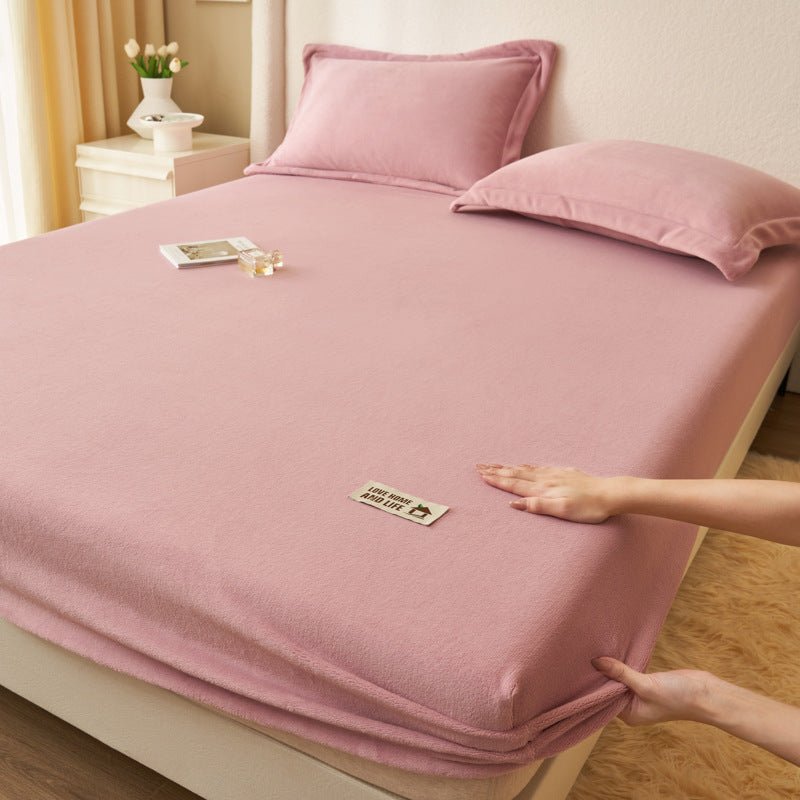 Fitted Sheet Fleece - lined Bedspread - Hearth & Lume
