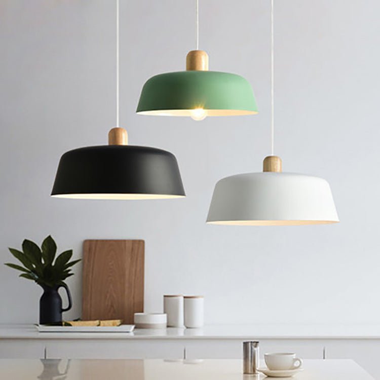 Nordic Wood Pendant Lighting Fixture Luminaire - Hearth & Lume