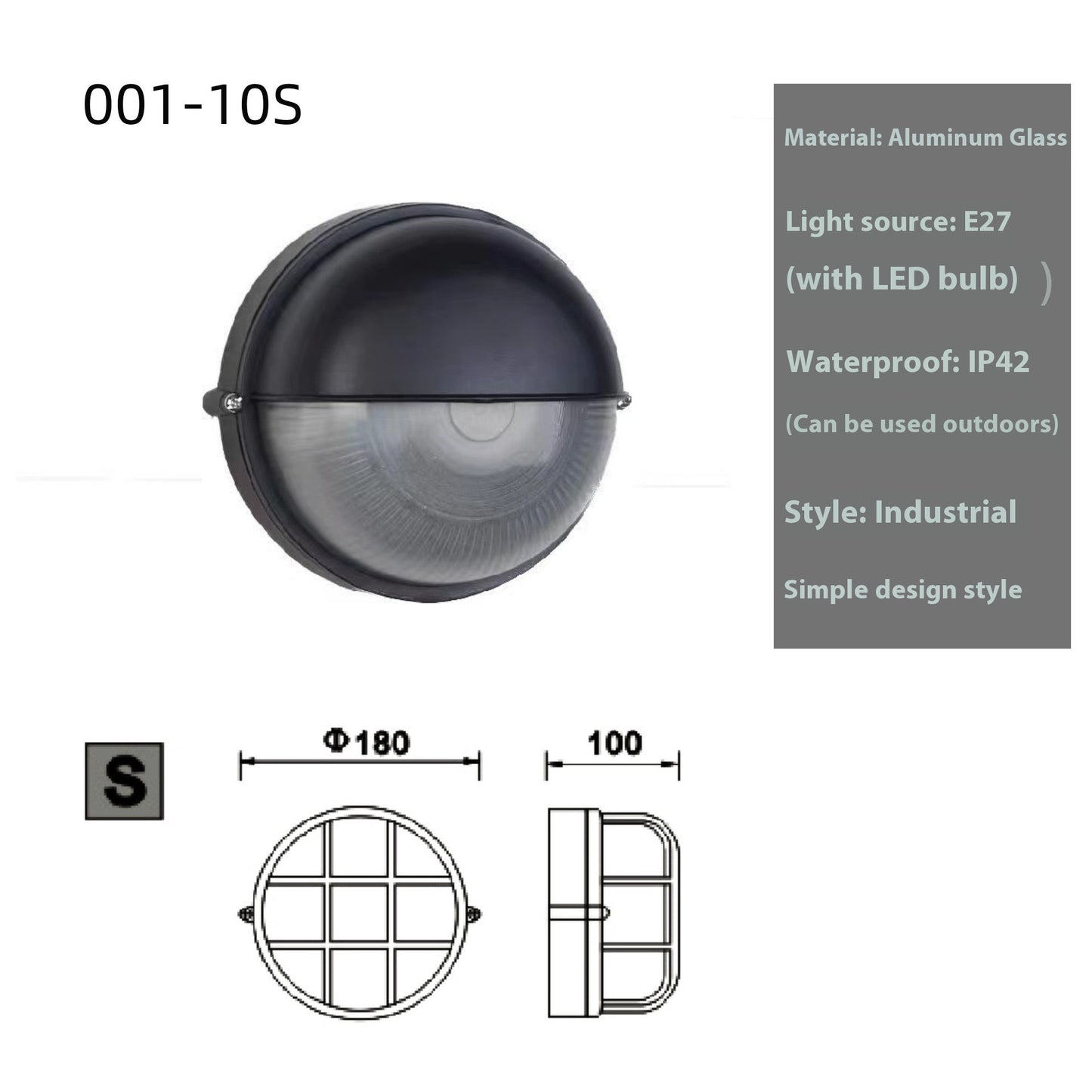 Retro American Aisle Decoration Glass Wall Lamp - Hearth & Lume