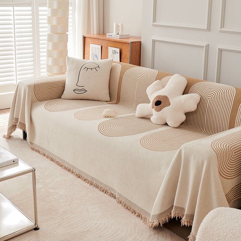 All - inclusive Universal Sofa Cover Simple Full Cover Cloth Sofa Cover Cushion - Hearth & Lume