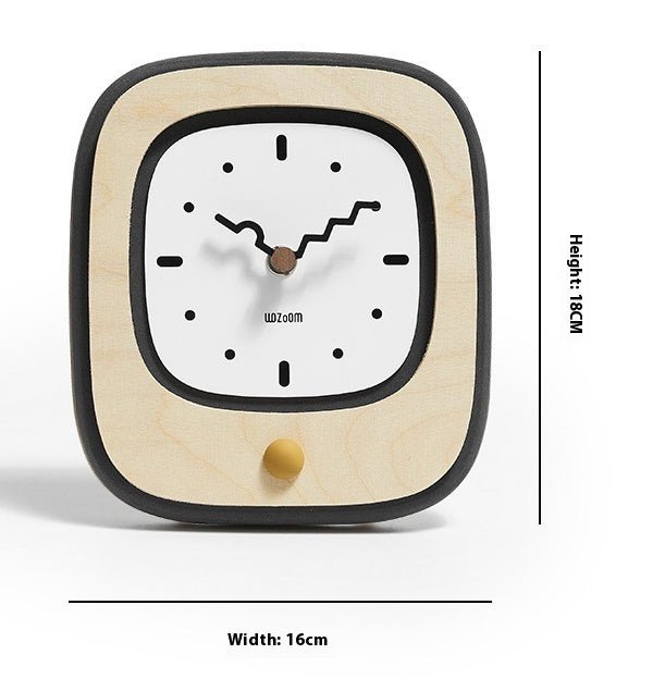 Mandelda Modern Minimalist Creative Clock Home Office Desk Decoration - Hearth & Lume