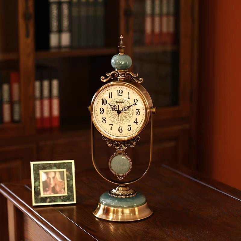 American Retro Clock Living Room European Entry Lux Home - Hearth & Lume