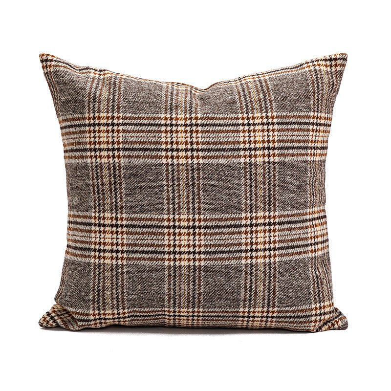 Sofa Bedroom Bay Window Nordic Brown Brown Pillow Cover - Hearth & Lume