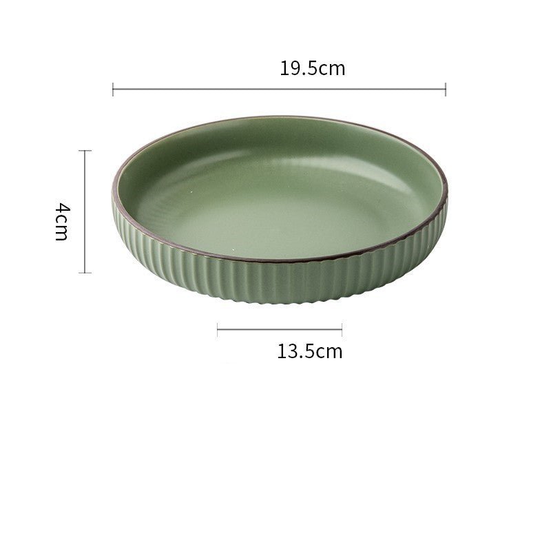 Vintage Ceramic Stir - fry Plate Salad Plate Slightly Concealer - Hearth & Lume