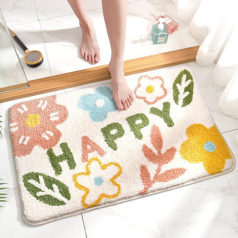 Cartoon Household Bathroom Mats Bathroom Absorbent Non - slip Mat - Hearth & Lume