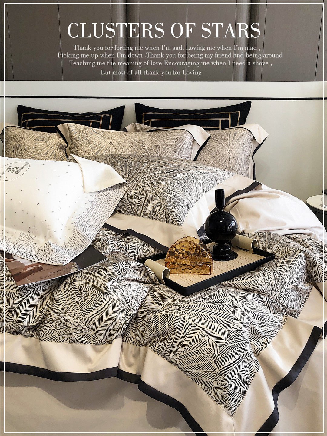 Cotton Long - staple Cotton Four - piece Set Digital Printing Bedding - Hearth & Lume