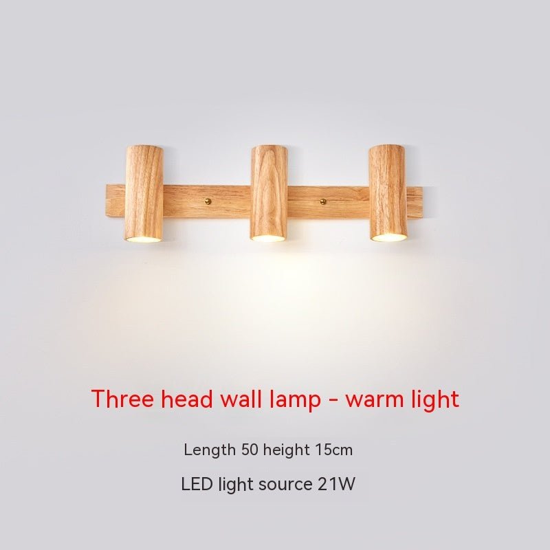 Original Wooden Bedroom Wall Lamp Japanese Retro - Hearth & Lume