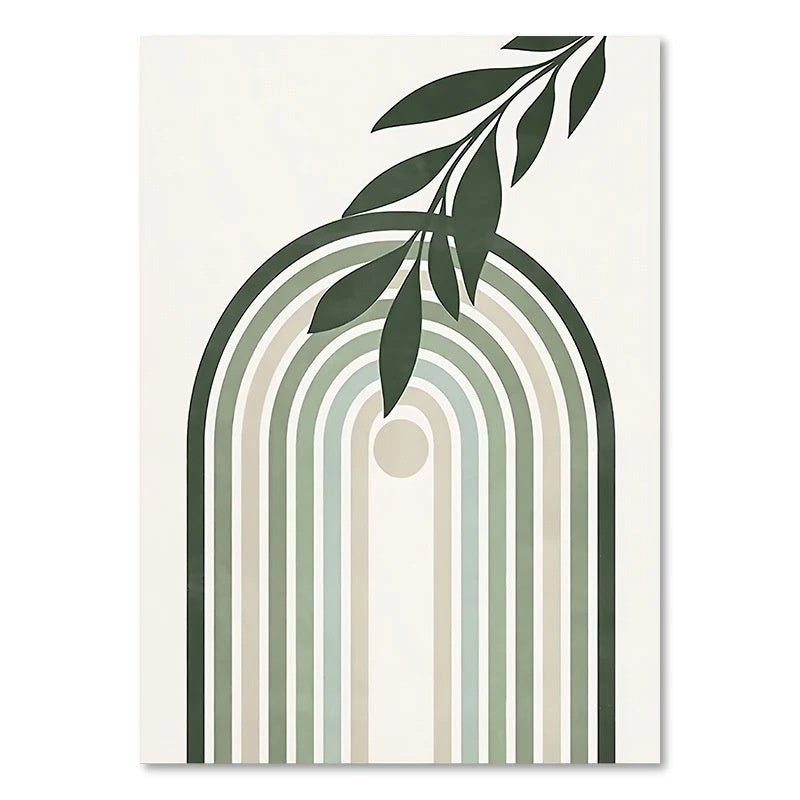 Green Plant Decorative Painting - Hearth & Lume