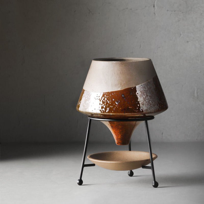 Creative Ceramic Flower Pot Nordic Iron Frame - Hearth & Lume