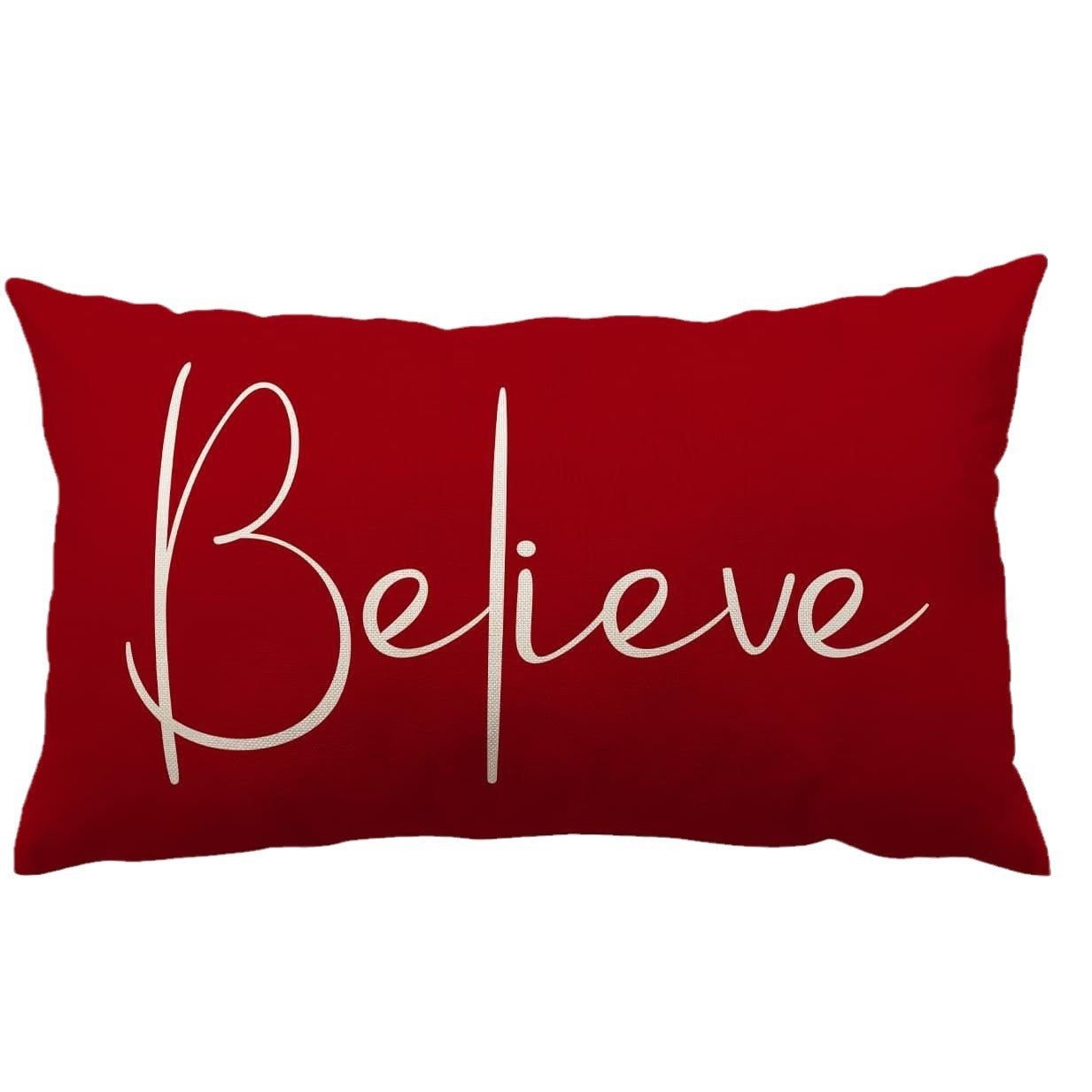 Christmas Simple Linen Pillow Cover Home Sofa Decoration - Hearth & Lume