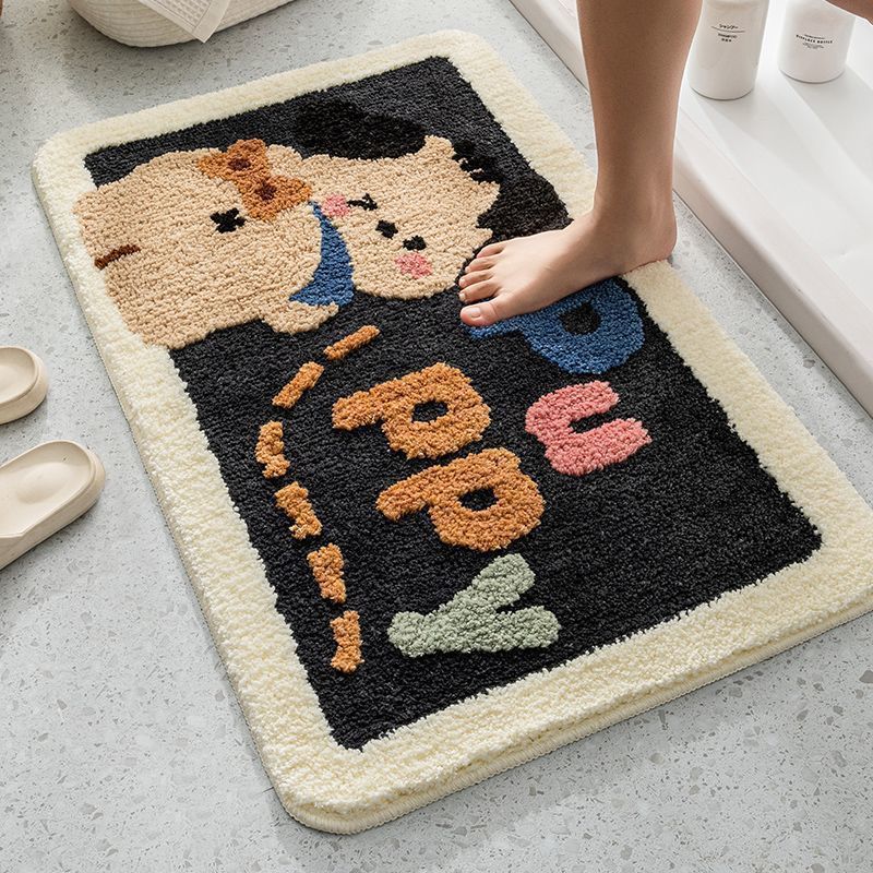 Cartoon Household Bathroom Mats Bathroom Absorbent Non - slip Mat - Hearth & Lume