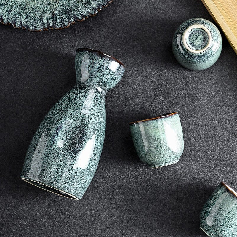 Japanese Sake Pot Set Kiln Variator - Hearth & Lume