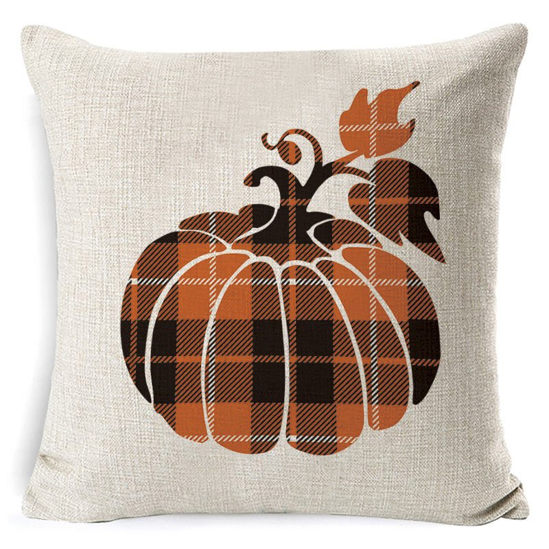 Thanksgiving Easter Linen Short Plush Sofa Cushion Pillow - Hearth & Lume