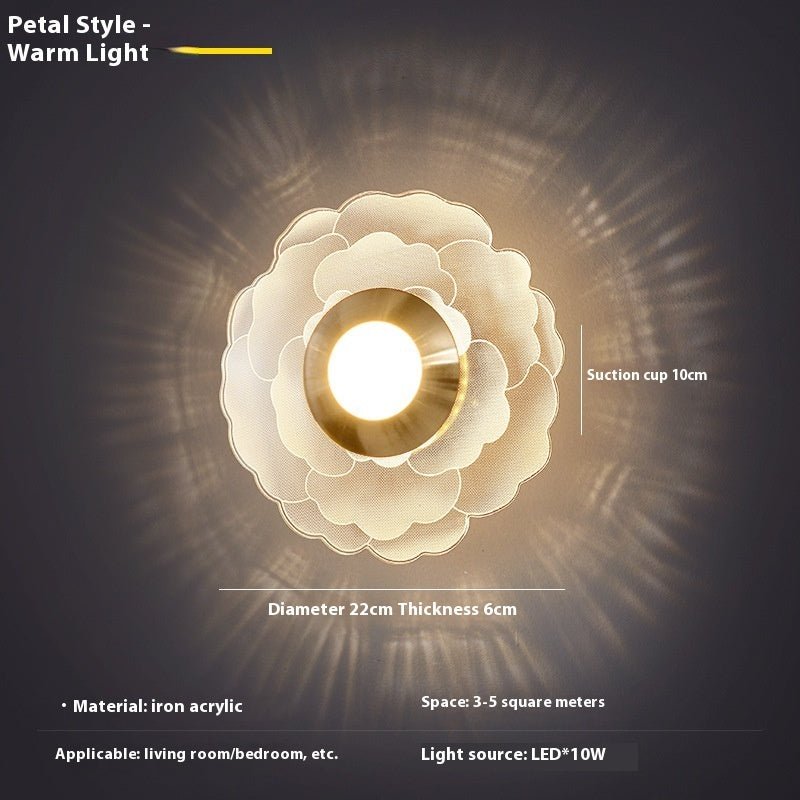 Designer Light Luxury Wall Lamp Bedroom Living Room - Hearth & Lume
