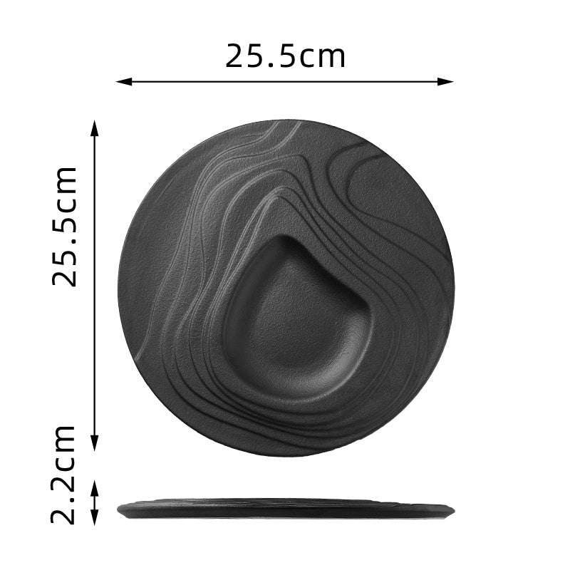 Dessert Steak Terrace Creative Ceramic Western Plate - Hearth & Lume