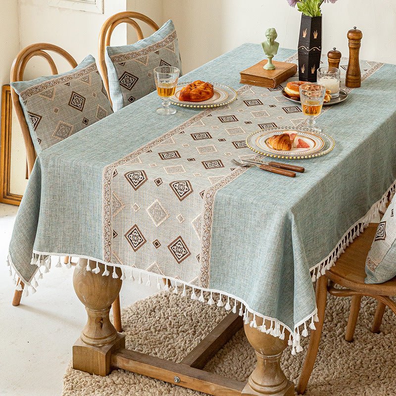Cotton And Linen Cover Cloth Table Cloth Feeling Fabric - Hearth & Lume