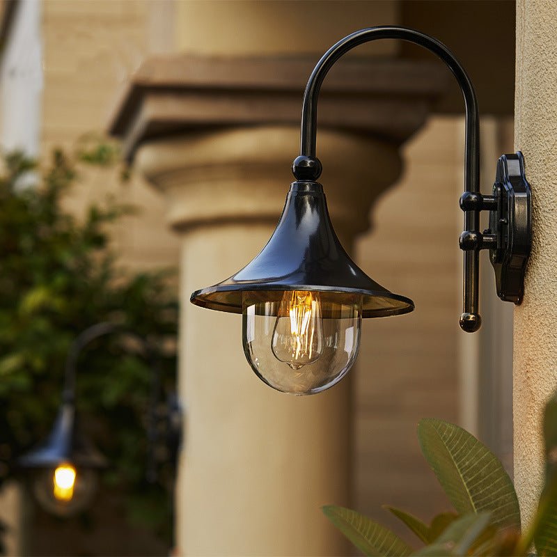 Outdoor Wall Lamp Horn Wall Lamp Outdoor Gate Lamp - Hearth & Lume